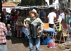 Akordeonspieler auf dem Wochenmarkt in Argual : Markt